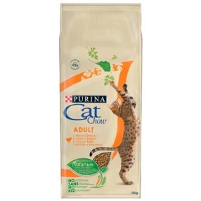   Cat Chow Adult csirkében gazdag teljes értékű állateledel felnőtt macskák számára 15 kg