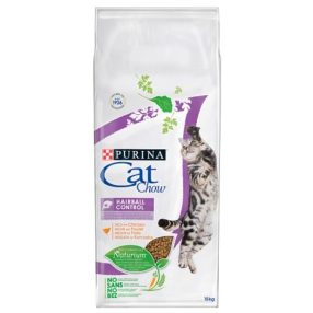   Cat Chow Hairball Control teljes értékű állateledel felnőtt macskák számára 15 kg