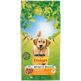   Friskies Vitafit Balance teljes értékű állateledel felnőtt kutyáknak csirkével és zöldségekkel 15 kg