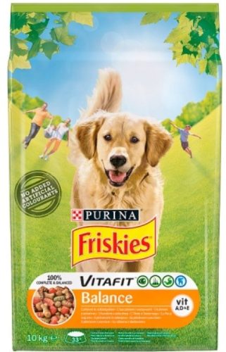 Friskies Vitafit Balance teljes értékű állateledel felnőtt kutyáknak csirkével és zöldségekkel 10 kg