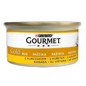  Gourmet Gold teljes értékű állateledel felnőtt macskák számára csirkével 85 g