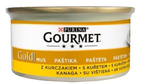 Gourmet Gold teljes értékű állateledel felnőtt macskák számára csirkével 85 g