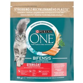   Purina One Sterilcat Lazacban gazdag száraz macskaeledel 800g