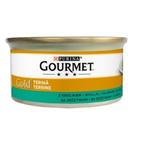   Gourmet Gold teljes értékű állateledel felnőtt macskák számára nyúllal 85 g