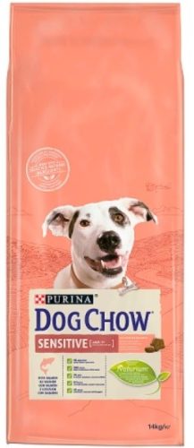 Dog Chow Sensitive száraz kutyaeledel lazaccal 14 kg