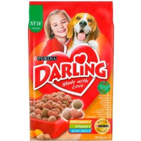   Darling teljes értékű állateledel felnőtt kutyák számára szárnyassal 10 kg