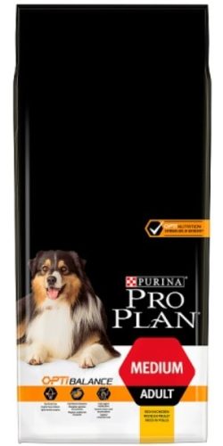 Pro Plan Optibalance teljes értékű állateledel közepes termetű felnőtt kutyák számára 14 kg