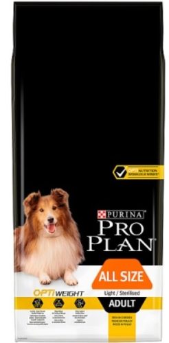 Pro Plan Optiweight teljes értékű eledel túlsúlyos vagy ivartalanított felnőtt kutyák számára 14 kg