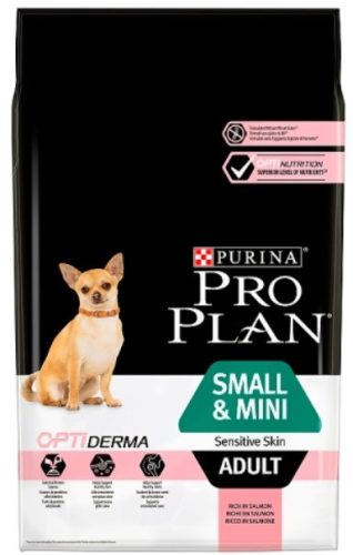 Pro Plan Optiderma teljes értékű állateledel kistestű, érzékeny bőrű felnőtt kutyák számára 7 kg