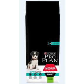   Pro Plan Medium Puppy Optidigest bárányban gazdag száraz kutyaeledel 12 kg