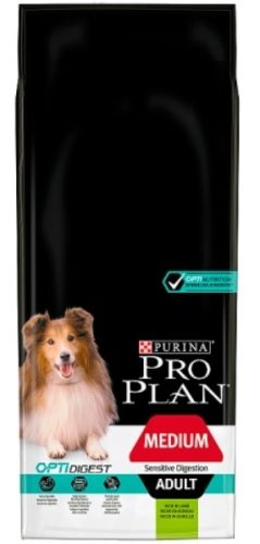 Pro Plan Medium Adult Sensitive Digestion bárányban gazdag száraz kutyaeledel 14 kg