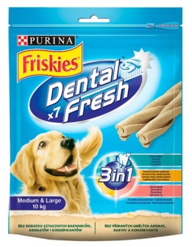 Friskies Dental Fresh kiegészítő állateledel felnőtt kutyák számára 180 g