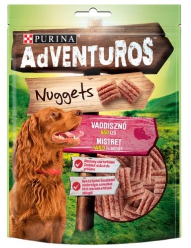 Purina AdVENTuROS Nuggets vaddisznó, vad ízű jutalomfalat kutyáknak 90 g