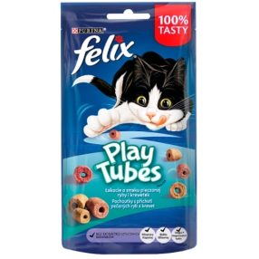   Felix Play Tubes macska jutalomfalat sült hal és garnélarák ízesítéssel 50 g