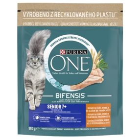   Purina One Senior Csirkében gazdag száraz macskaeledel 800g