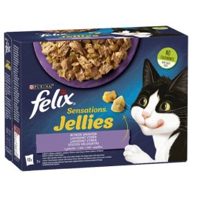   Felix Ssensations Jellies Vegyes válogatás aszpikban nedves macskaeledel 12x85g
