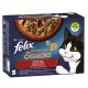 Felix Sensations Sauces Házias válogatás szószban nedves macskaeledel 12x85g