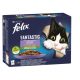 Felix Fantastic Házias válogatás, zöldségekkel aszpikban nedves macskaeledel 12x85g