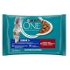 Purina One Senior Marhával és Sárgarépával nedves macskaeledel 4x85g