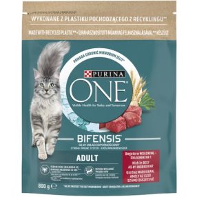   Purina One Adult száraz eleledel macskák számára marhával 800g