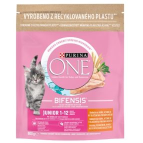   Purina One Junior Csirkében gazdag száraz macskaeledel 800g