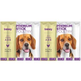 BONEY KUTYA JUTALOMFALAT PREMIUM STICK BAROMFI 10X10G