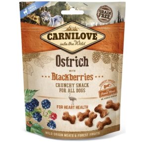   Carnilove Dog Crunchy Snack Strucc Hússal és Szederrel 200g