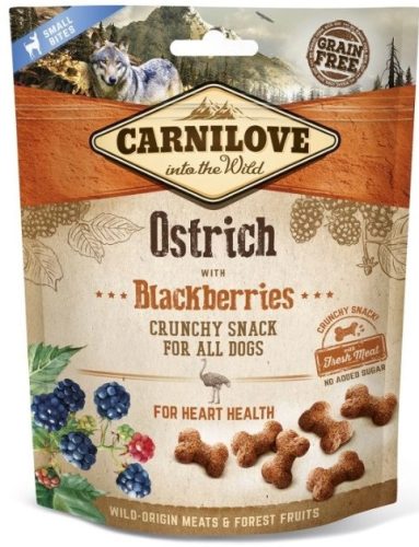 Carnilove Dog Crunchy Snack Strucc Hússal és Szederrel 200g