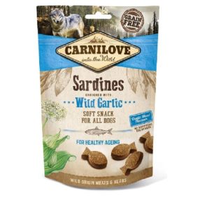   Carnilove Dog Semi Moist Snack Szardínia medvehagymával 200g