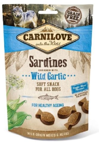 Carnilove Dog Semi Moist Snack Szardínia medvehagymával 200g