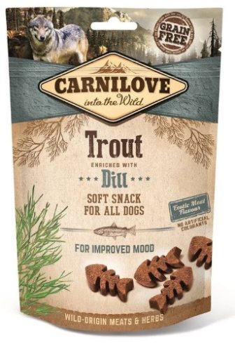 Carnilove Dog Semi Moist Snack pisztráng kaporral 200g