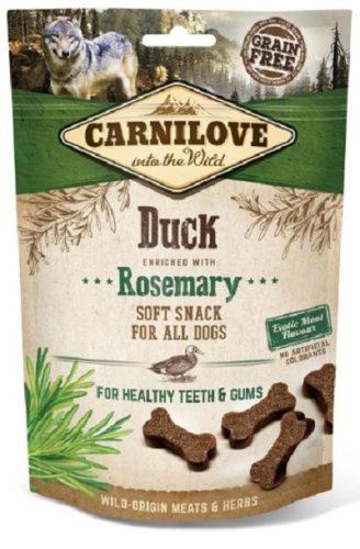 Carnilove Dog Semi Moist Snack kacsa rozmaringgal 200g