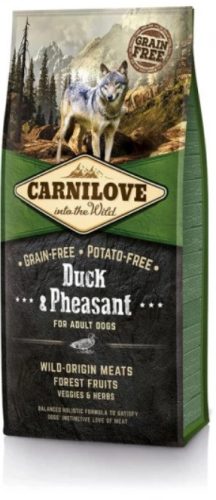 Carnilove Adult Duck & Pheasant- Kacsa és Fácán Hússal 12kg