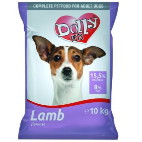 DOLLY SZÁRAZ KUTYAELEDEL BÁRÁNYOS 10KG
