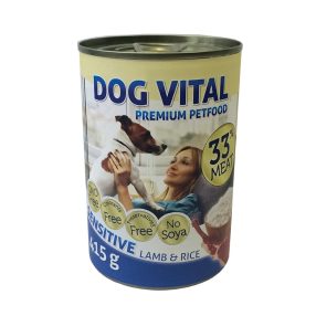 DOG VITAL KONZERV SENSITIVE LAMB&RICE 415GR