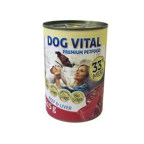 DOG VITAL KONZERV BEEF&LIVER 415GR