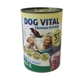 DOG VITAL KONZERV RABBIT&HEART 415GR