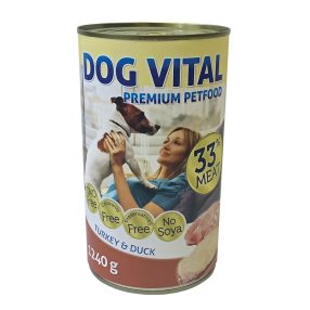 DOG VITAL KONZERV TURKEY&DUCK 1240GR