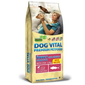 DOG VITAL ADULT SENSITIVE MINI BREEDS FISH 12KG
