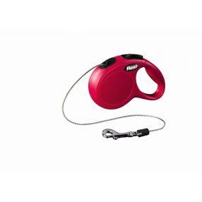 FLEXI CLASSIC ZSINÓR XS 3M 8KG-IG PIROS