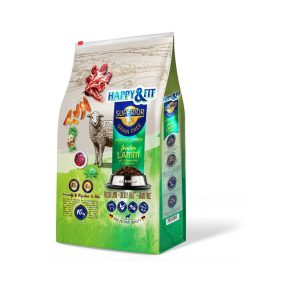   HAPPY&FIT SUPERIOR GF HYPO FRISS BÁRÁNY, ÉDESBURGONYA ÉS GYÓGYNÖVÉNYEK 10KG