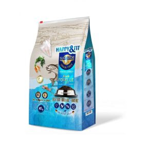   HAPPY&FIT SUPERIOR GRAIN FREE HYPO FRISS PISZTRÁNG, HALOLAJ, GLÜKOZAMIN ÉS KONDROITIN 10KG