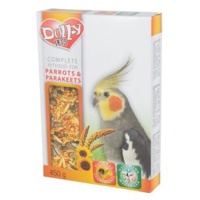 DOLLY MAGELESÉG KÖZEPES ÉS NAGYPAPAGÁJOKNAK DOBOZOS 450G