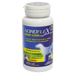   Noroflex 600+100mg 60db ízületvédő, fájdalomcsökkentő rágótabletta