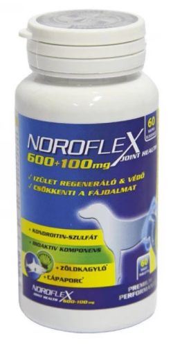 Noroflex 600+100mg 60db ízületvédő, fájdalomcsökkentő rágótabletta