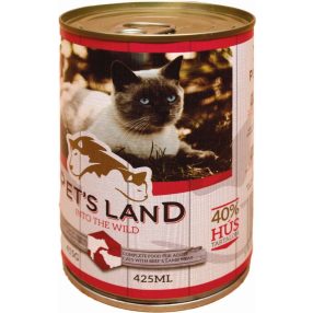 PET S LAND CAT KONZERV MARHAMÁJ-BÁRÁNYHÚS ALMÁVAL 415G