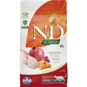 N&D CAT GRAIN FREE PUMPKIN FÜRJ 1,5KG