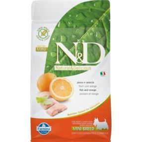 N&D DOG GRAIN FREE HAL&NARANCS ADULT MINI 7KG