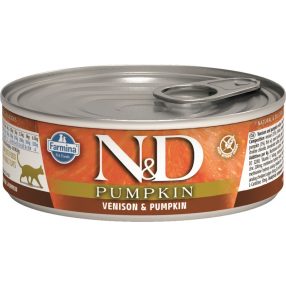 N&D CAT PUMPKIN KONZERV SZARVAS&SÜTŐTÖK 80G
