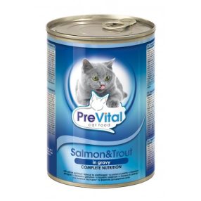 PREVITAL MACSKA KONZERV LAZAC-PISZTRÁNG 415GR